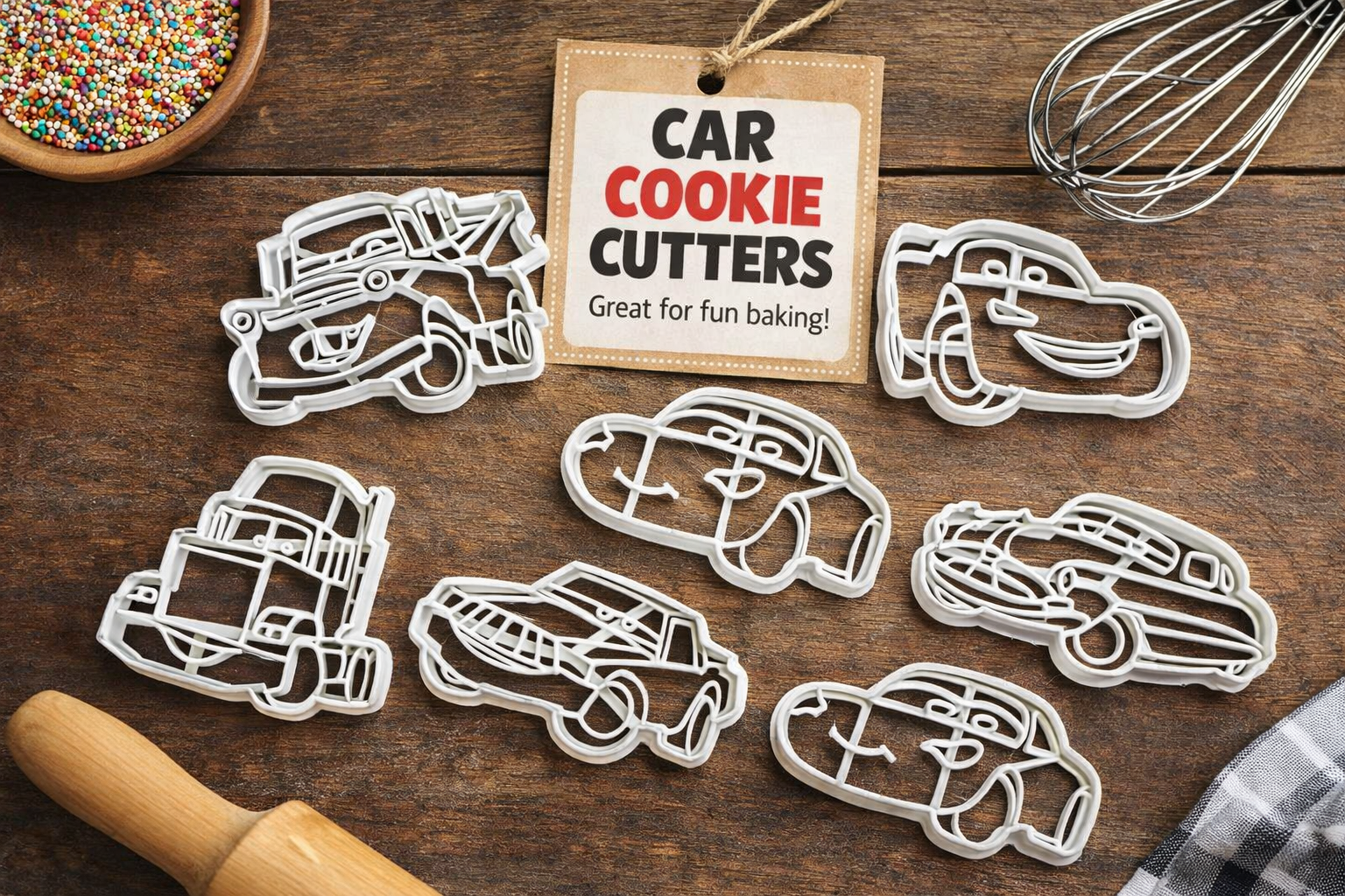 Cortador de biscoitos - Carros