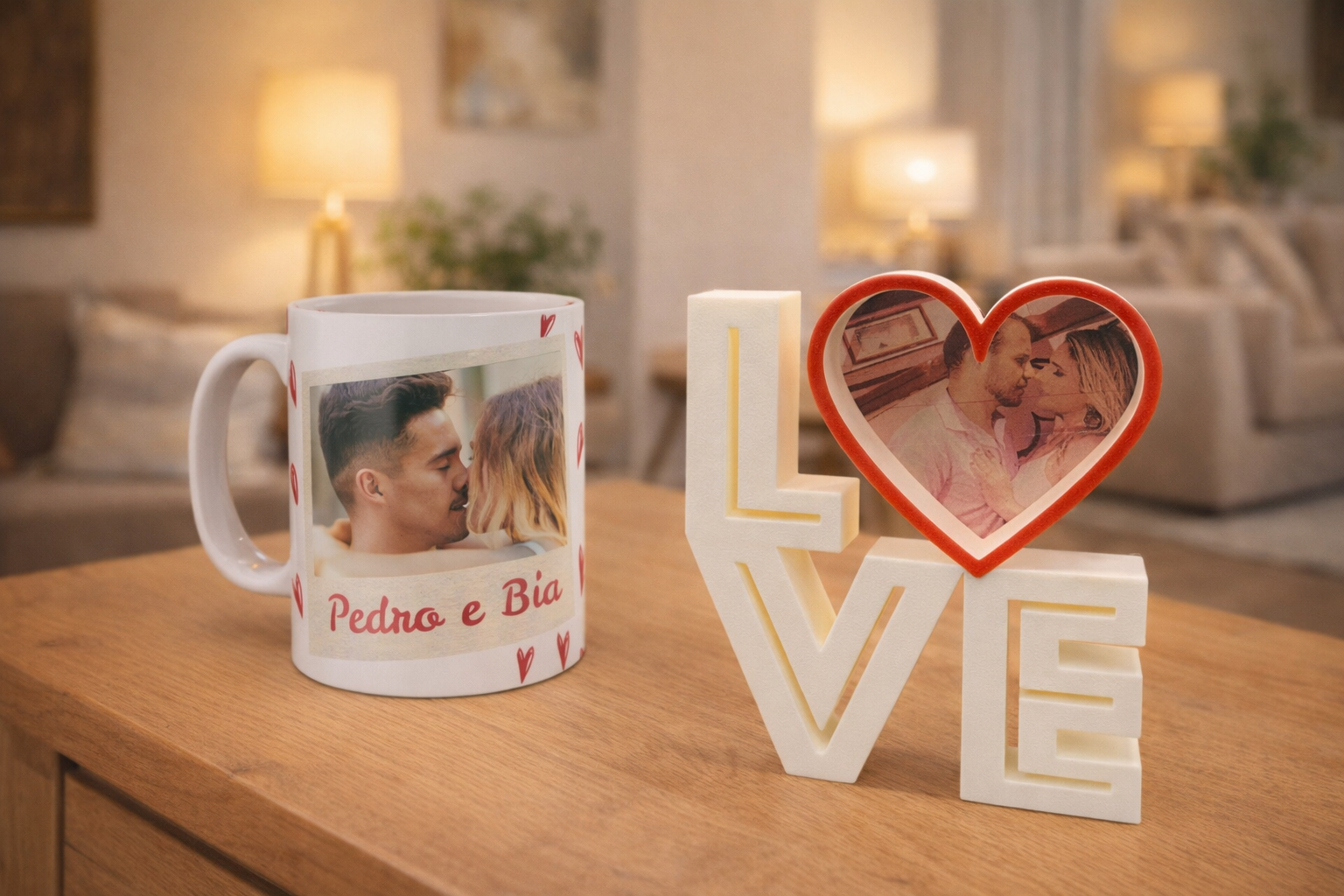 Pack Caneca + Porta retrato personalizado