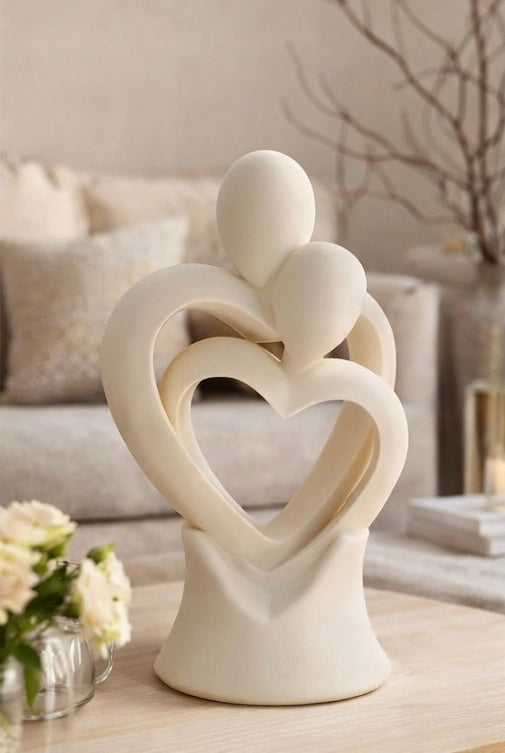 Peça decorativa Corações