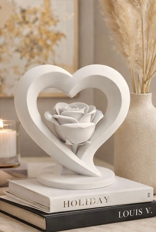 Estatueta Love rose