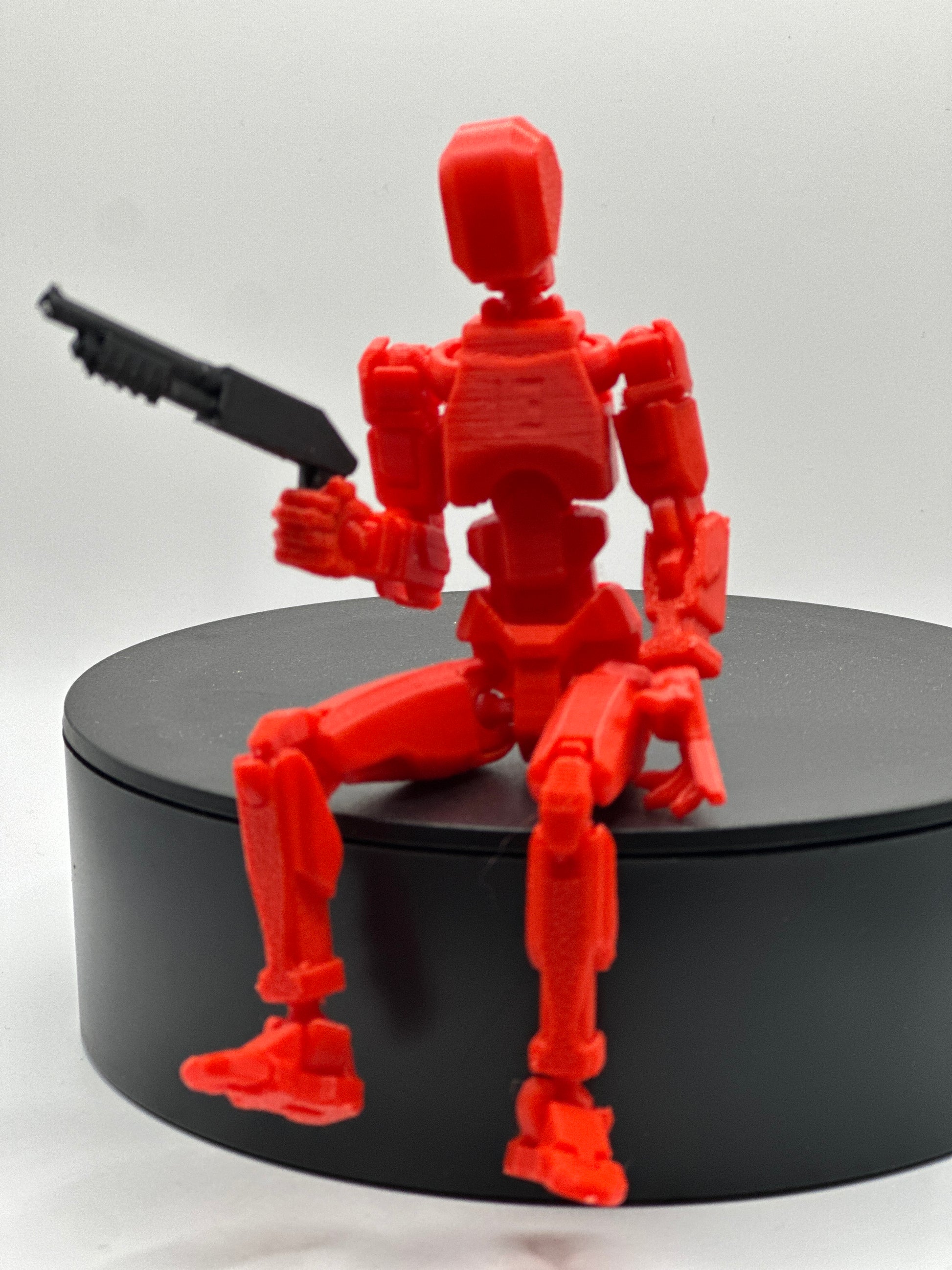 Boneco articulado + Armas
