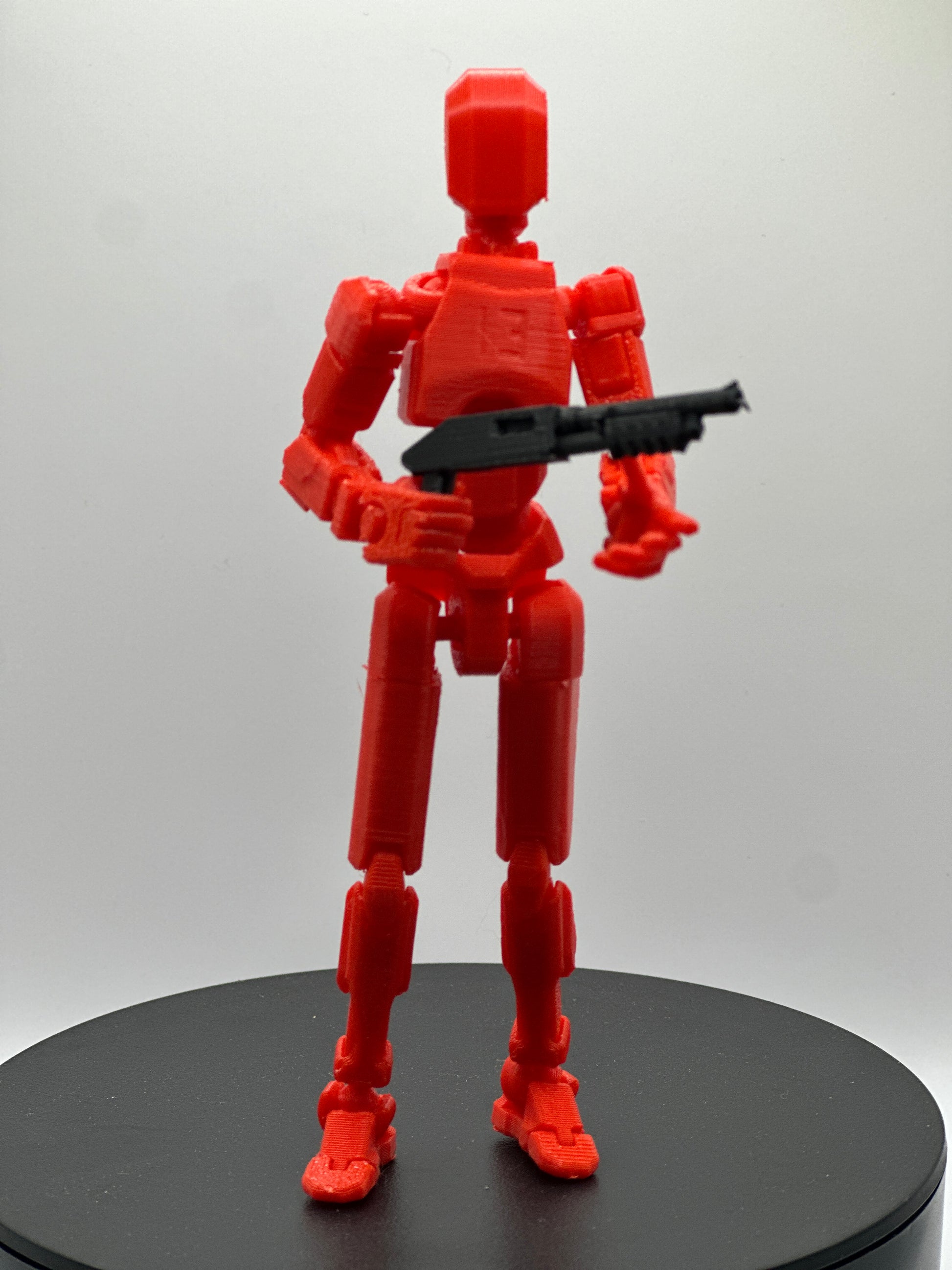 Boneco articulado + Armas