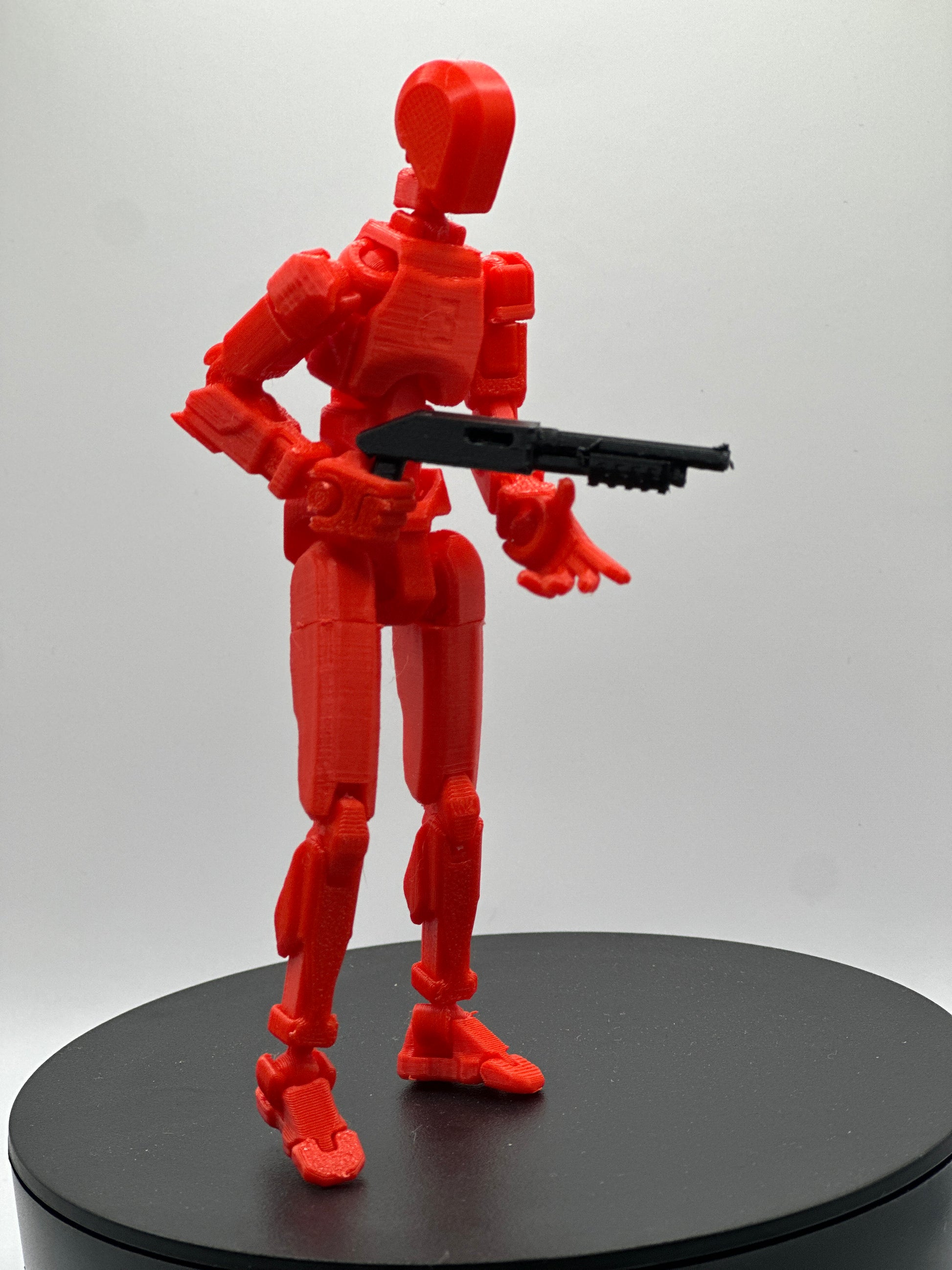 Boneco articulado + Armas