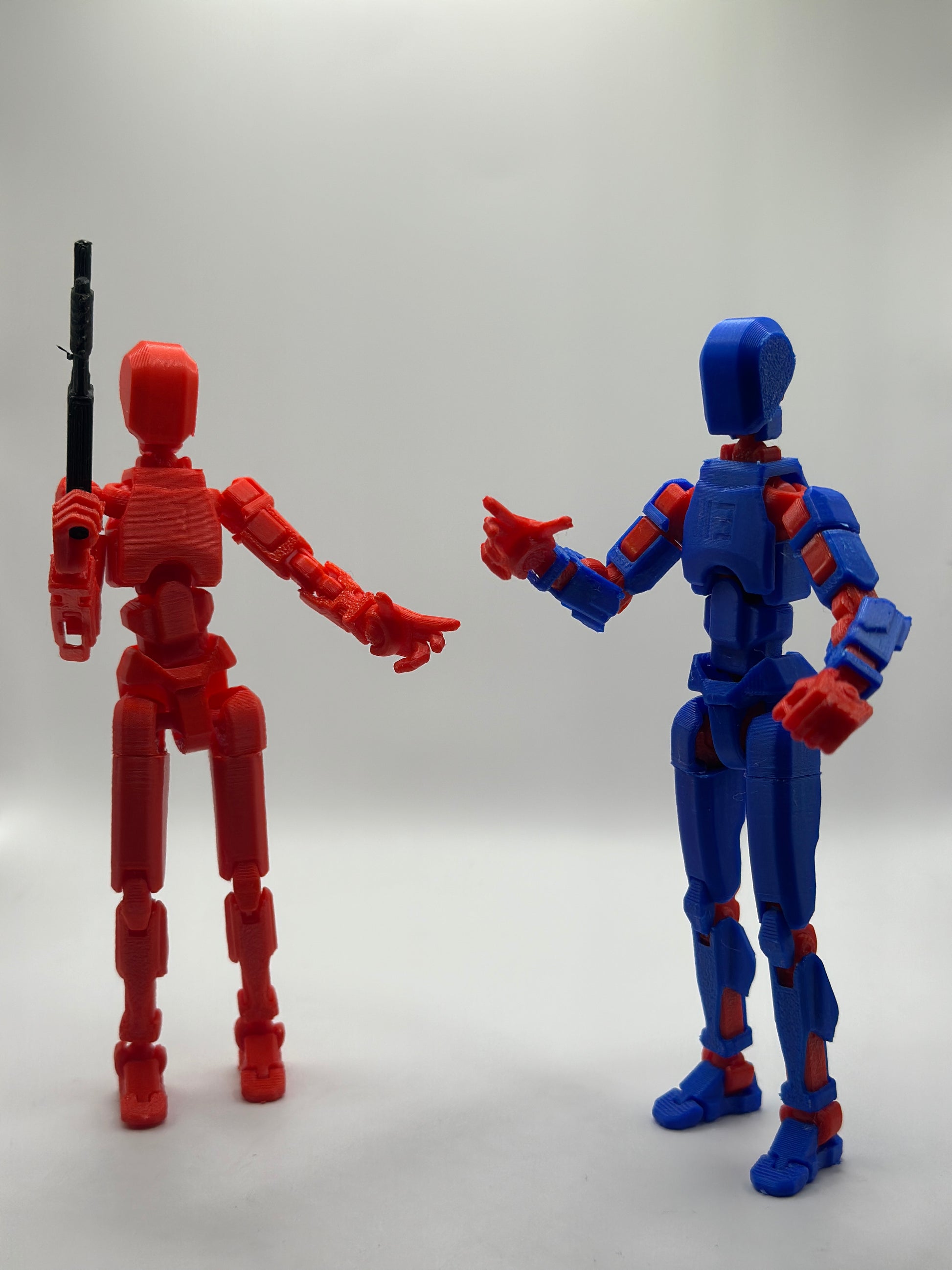 Boneco articulado + Armas