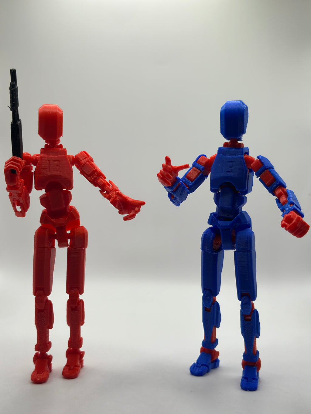 Boneco articulado + Armas