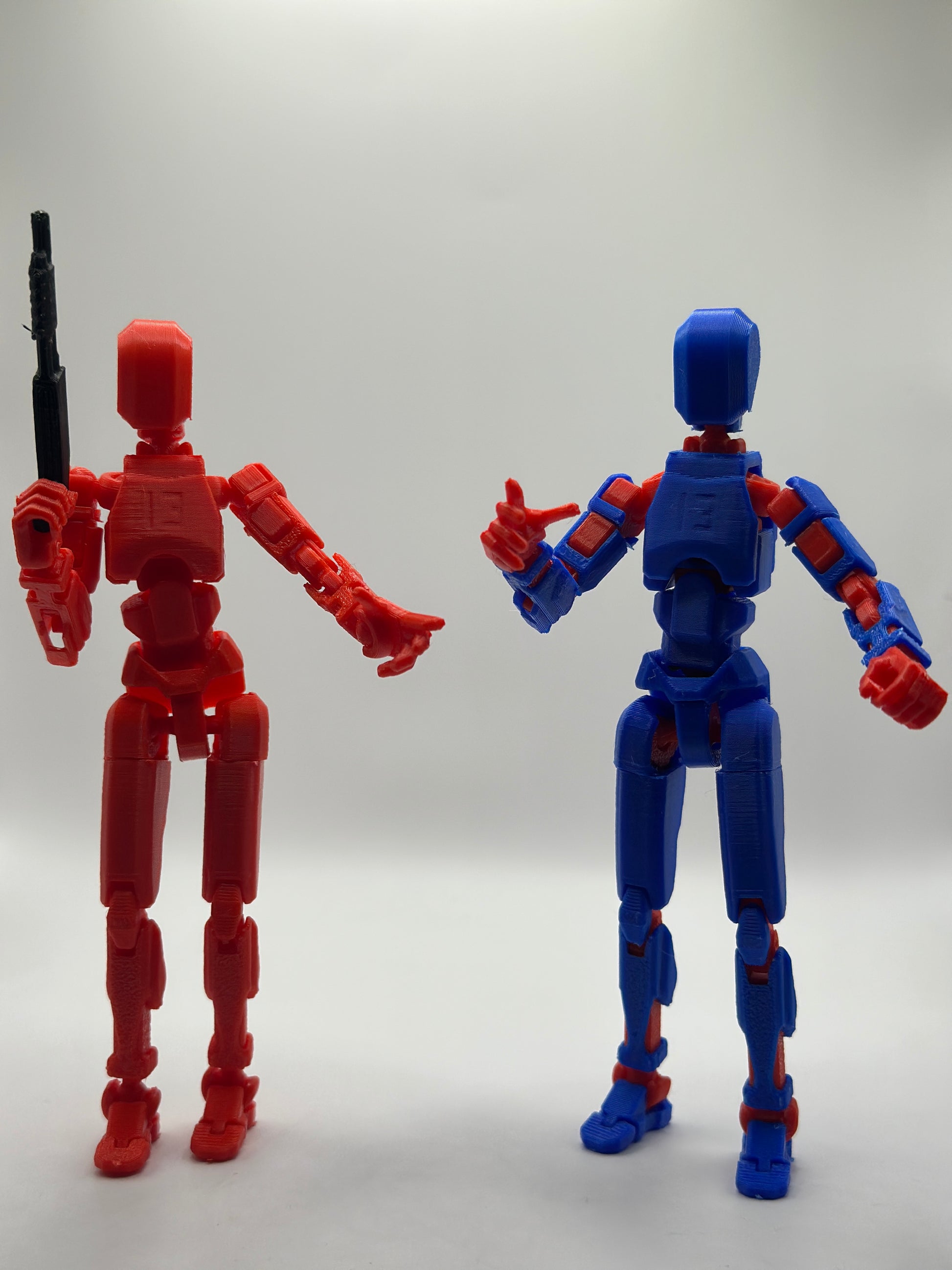 Boneco articulado + Armas