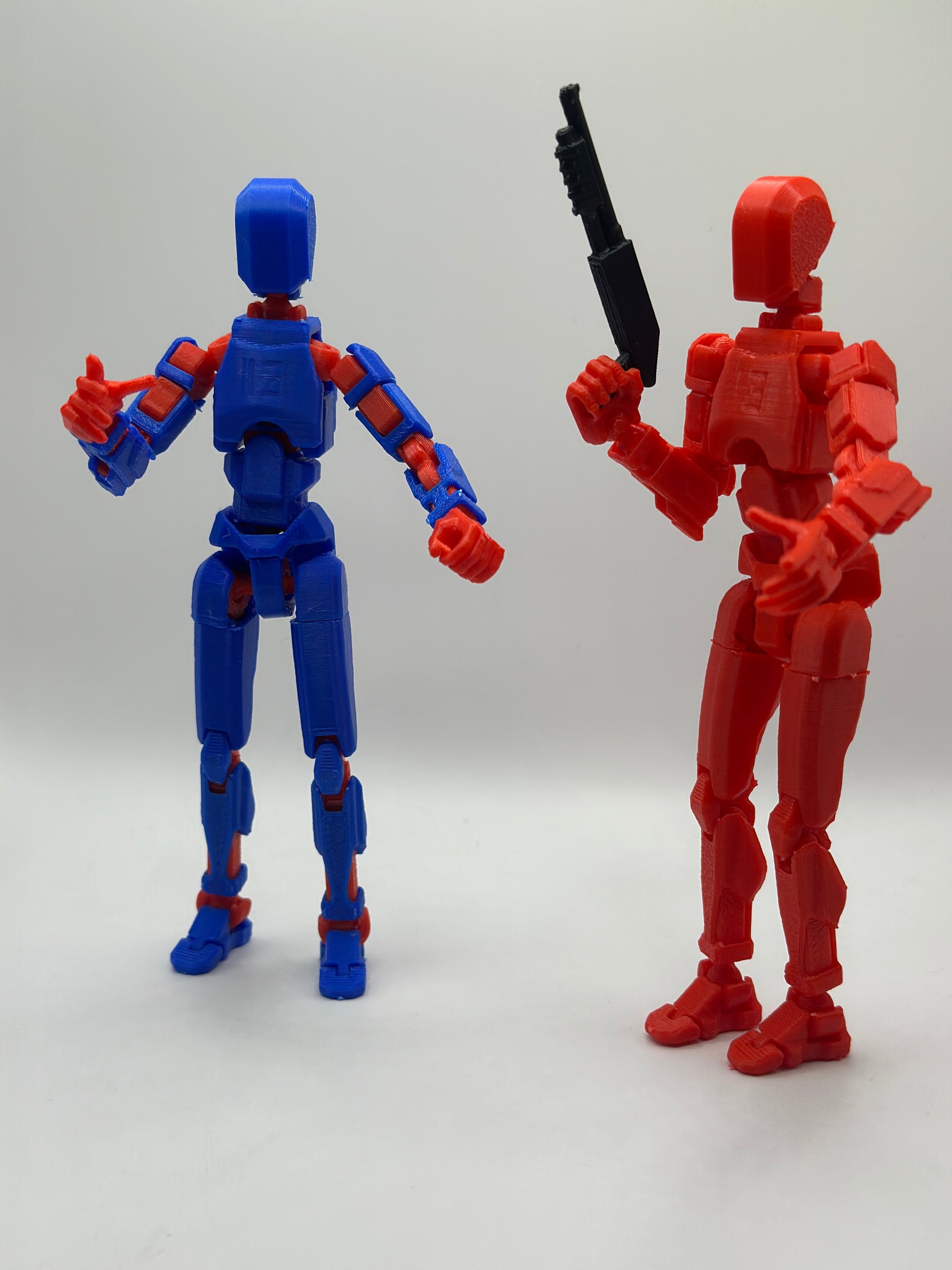 Boneco articulado + Armas