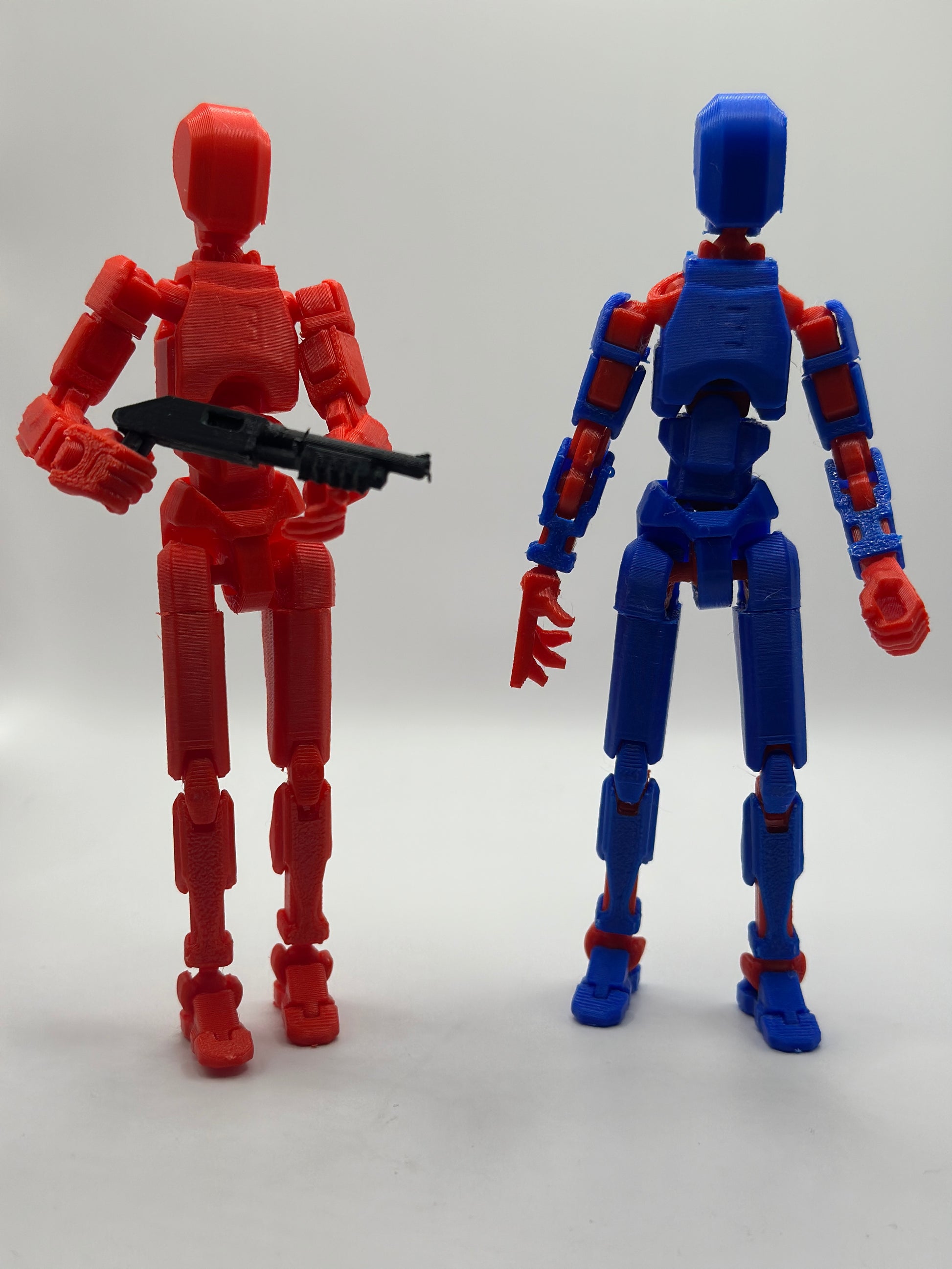 Boneco articulado + Armas