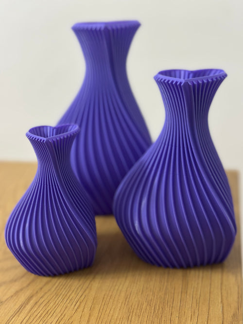 Conjunto de Vasos decorativos - Corações