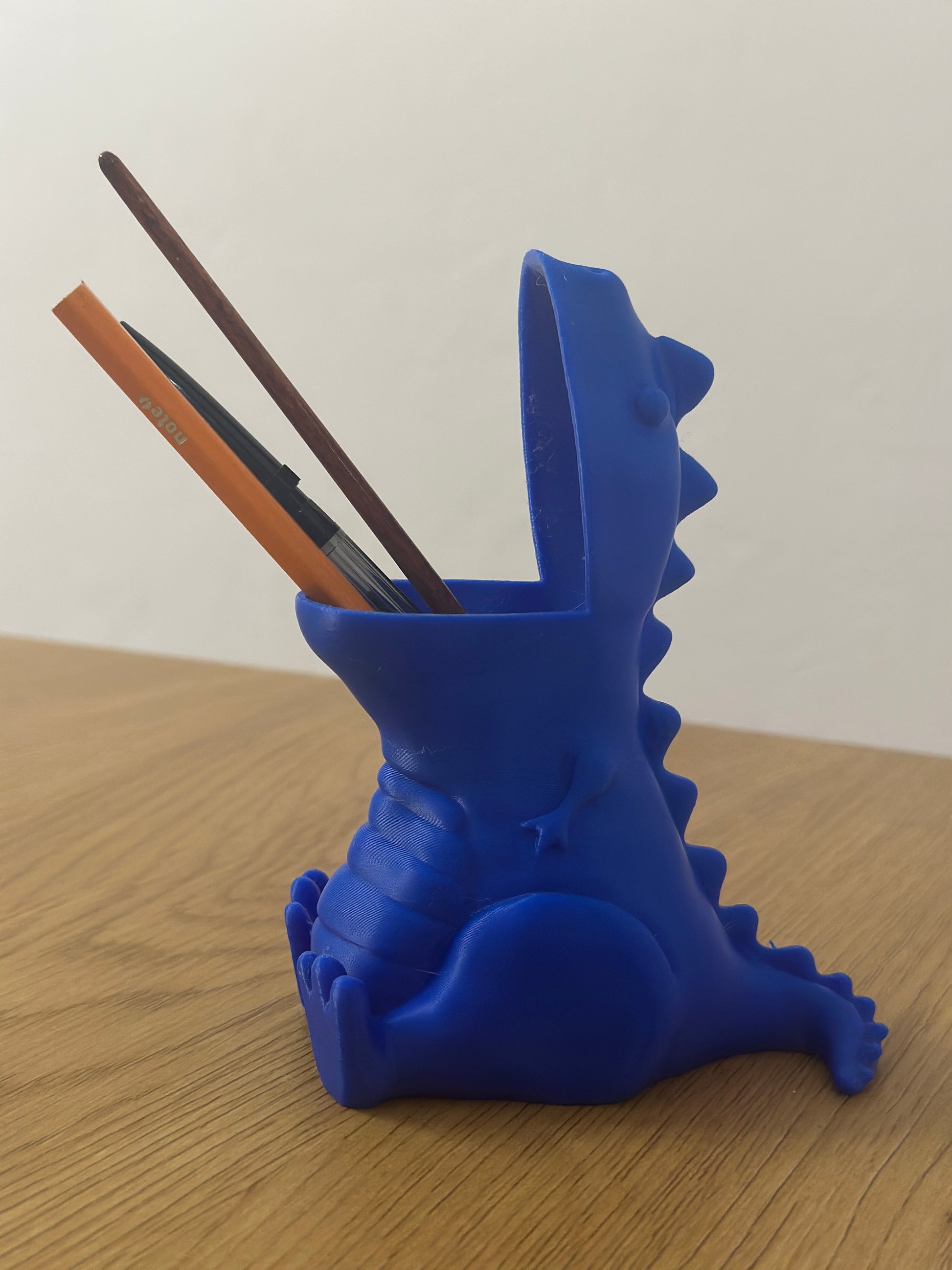 Porta canetas Dino
