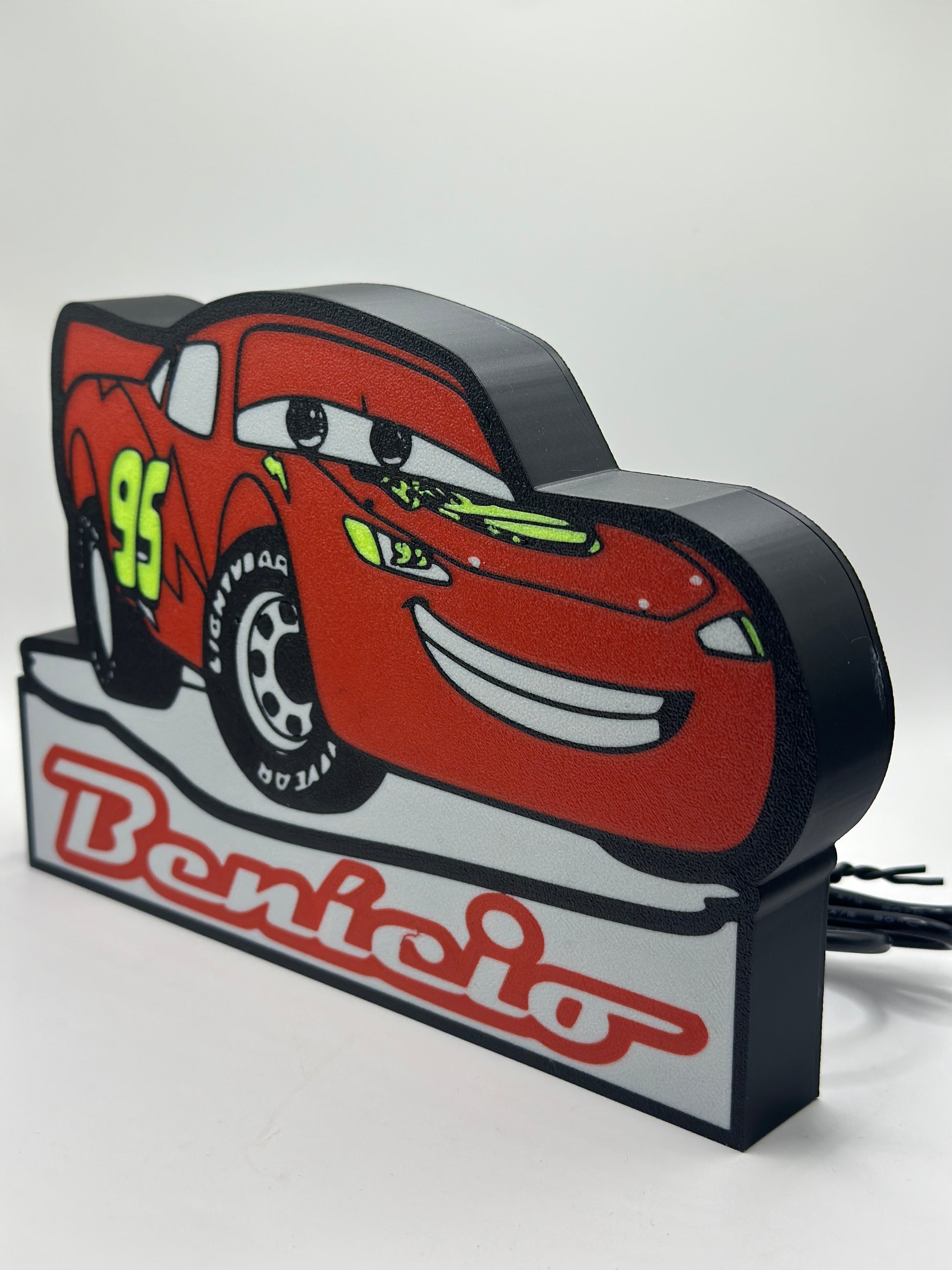 Luminária Carros com luz LED USB Personalizada