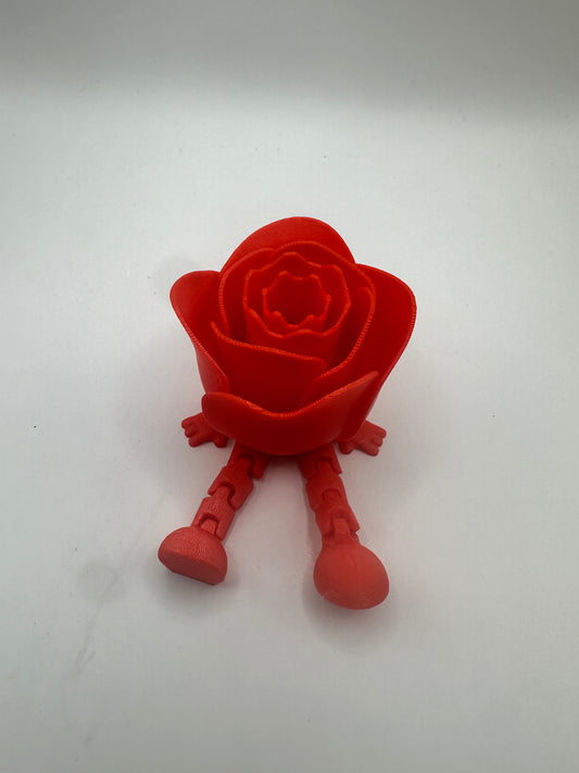 Rosa decorativa articulada