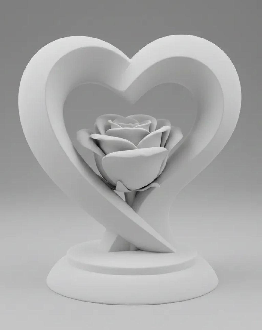 Estatueta Love rose